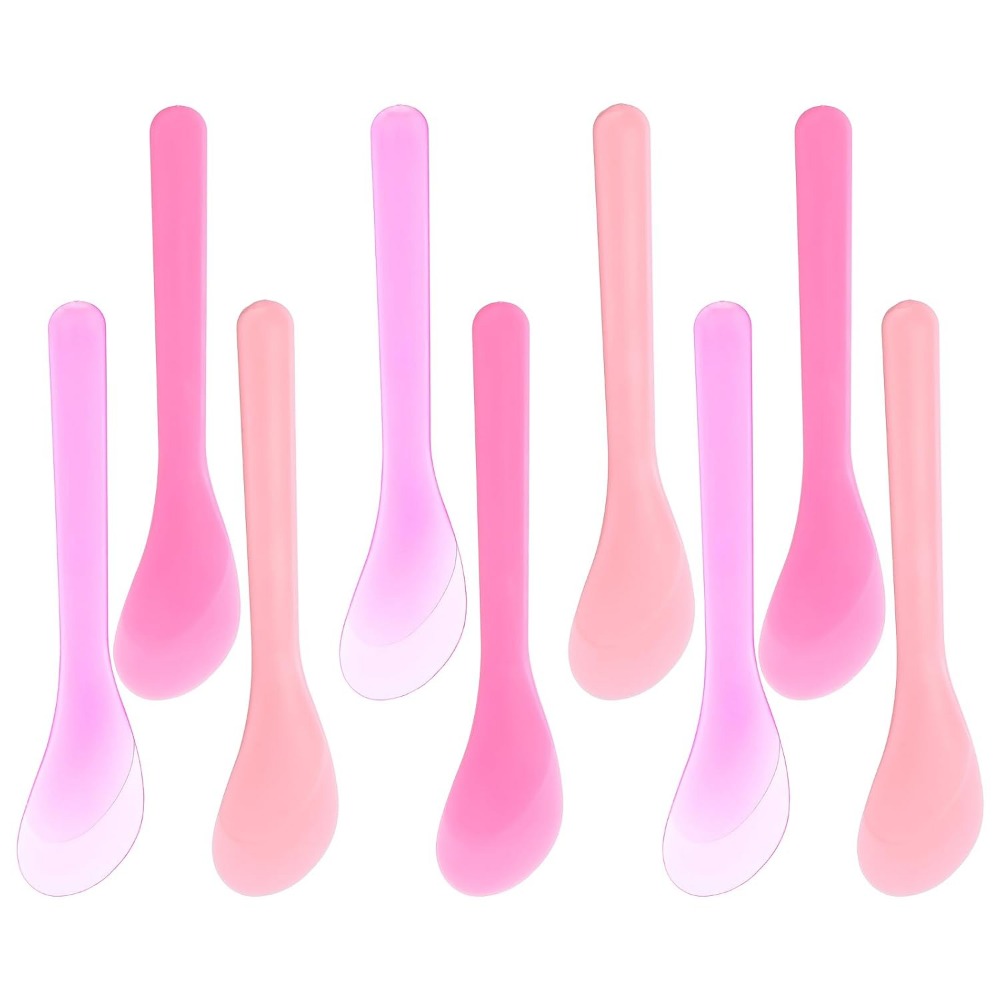 Skincare Pink - Set Spatula Wajah Pink 9 Buah