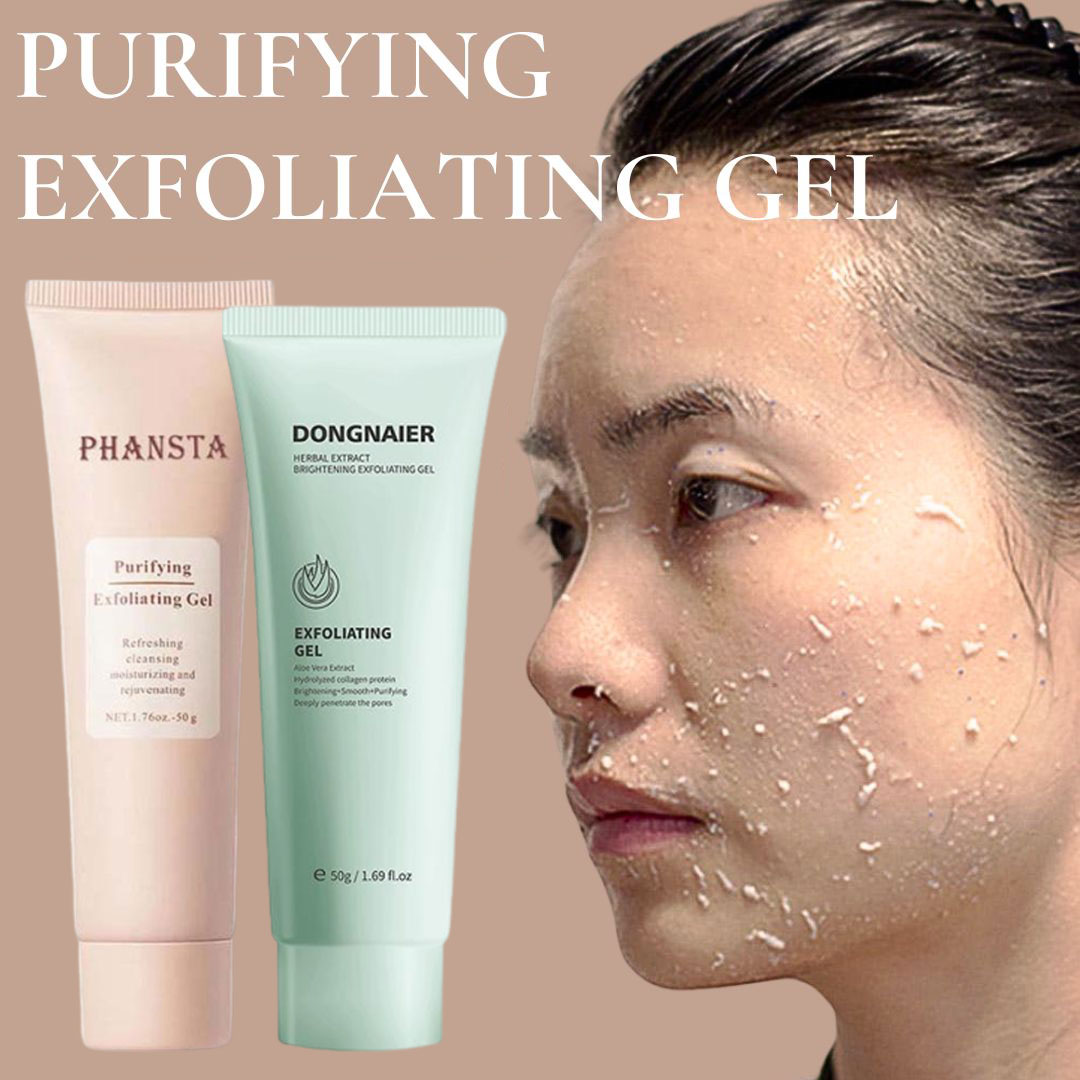 Aha Bha Exfoliant - Gel Pengelupas Pencerah, Krim Scrub Pembersih