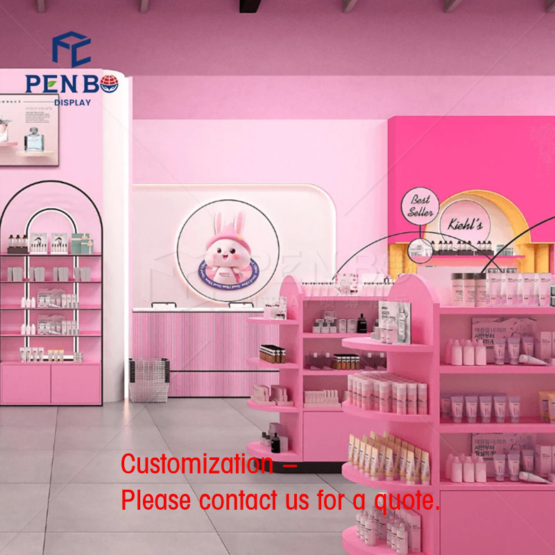 Skincare Pink - Desain Kosmetik Pink Kustom, Etalase Perawatan