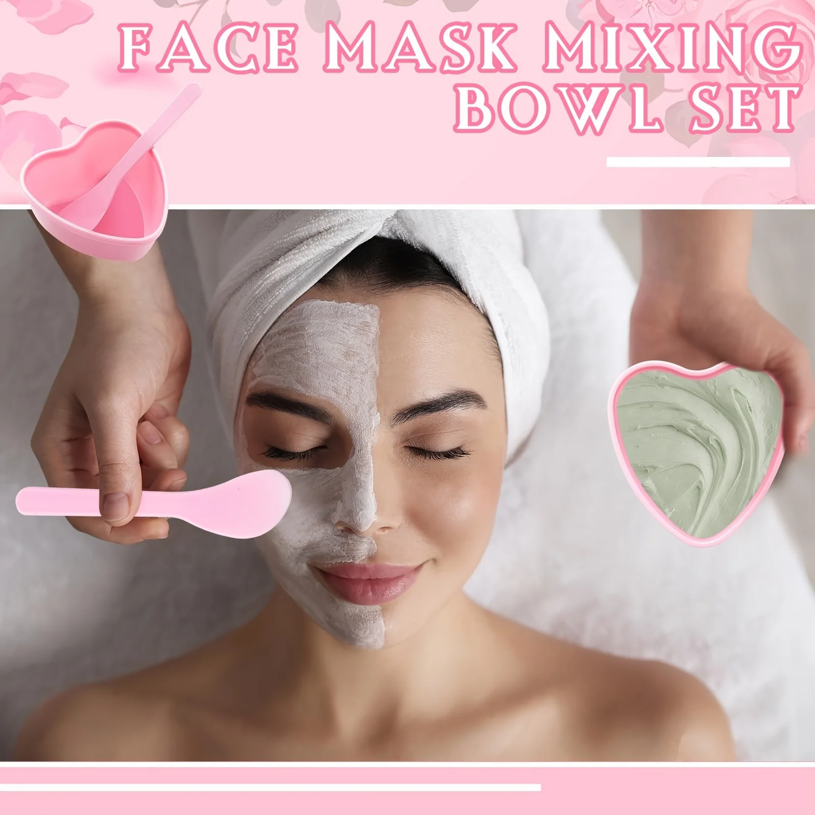 Mangkuk Pencampur Masker Wajah - Skincare Pink ulasan dan harga