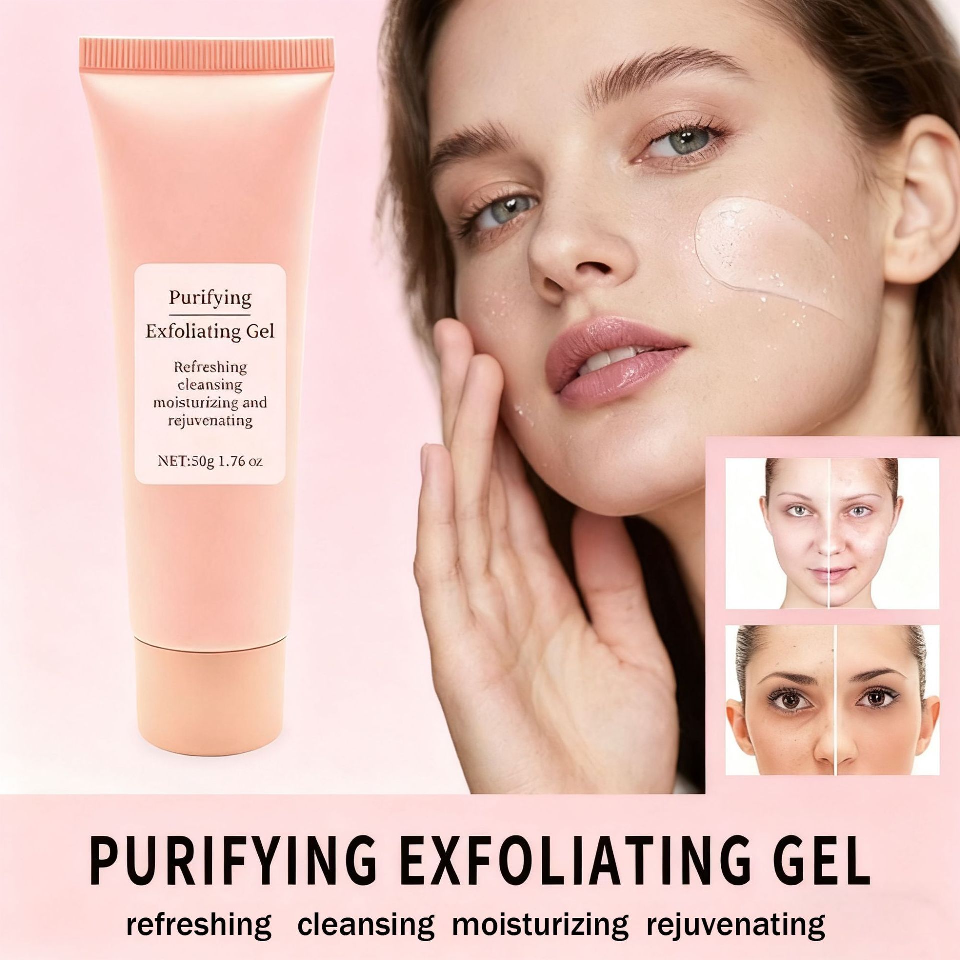 50G Gel Pengelupasan Wajah Pem - Aha Bha Exfoliant ulasan dan harga