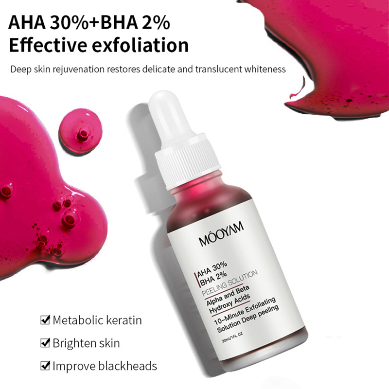AHA 30% + BHA 2% solusi kelupa - Aha Bha Exfoliant ulasan dan harga