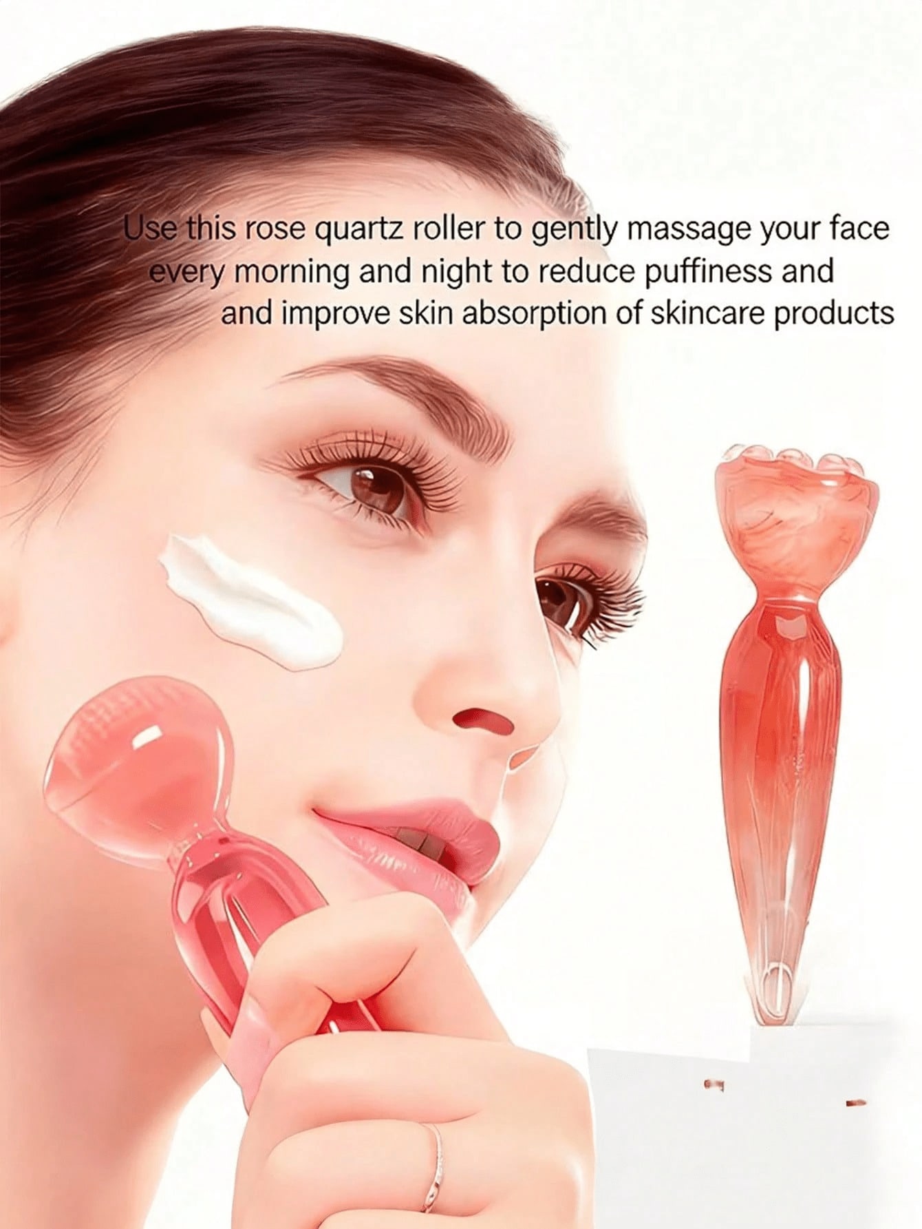 1 Buah Alat Pijat Wajah Manual - Skincare Pink ulasan dan harga