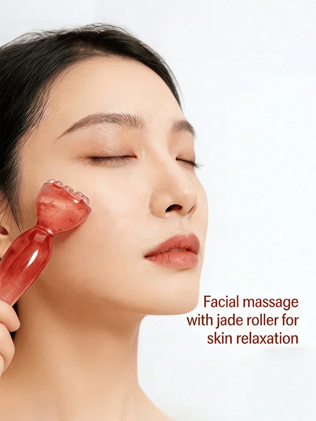 1 Buah Alat Pijat Wajah Manual - Skincare Pink ulasan dan harga