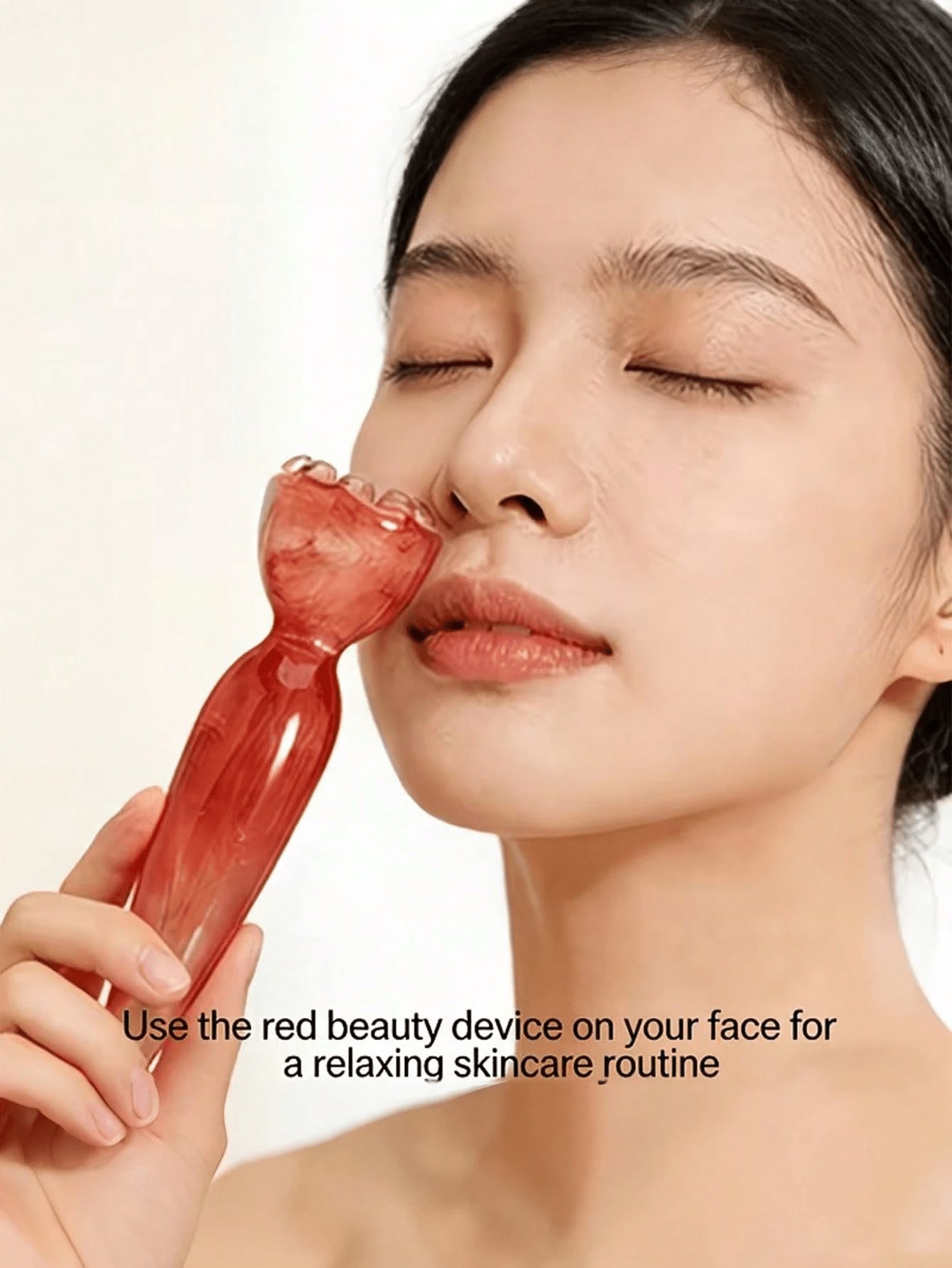 1 Buah Alat Pijat Wajah Manual - Skincare Pink ulasan dan harga