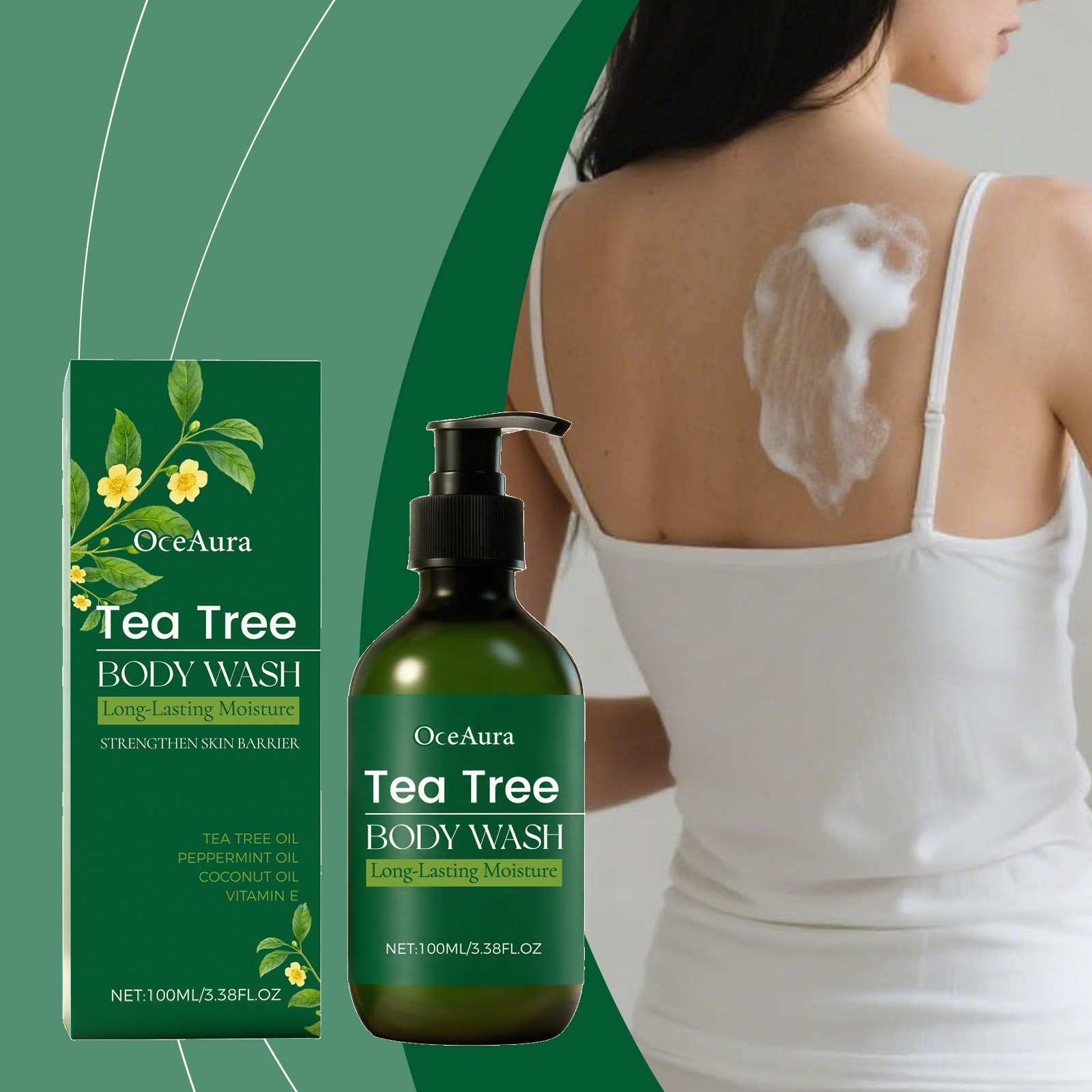 Sabun Mandi Tea Tree Refreshin - Aha Bha Exfoliant ulasan dan harga