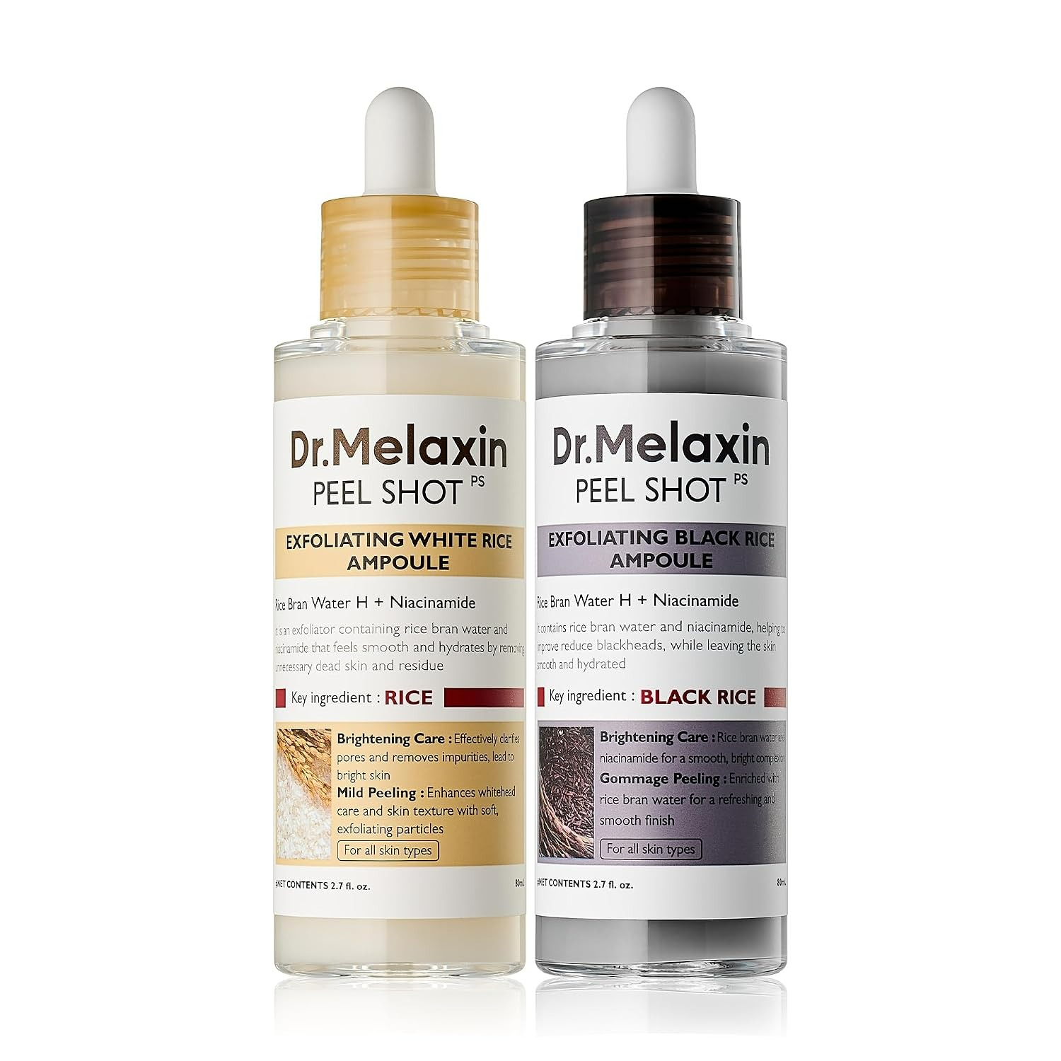 Ampul Eksfoliasi Beras Hitam 8 - Aha Bha Exfoliant ulasan dan harga